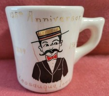Vtg Coffee Cup Mug Reneker Ceramics Birmingham Keosauqua Iowa 125th Anniv 1964