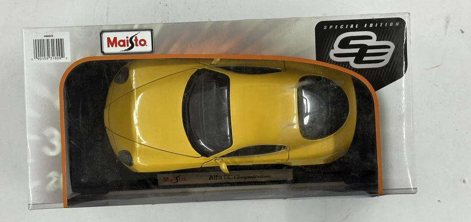 Maisto Alfa BC Competizione 1:18 - amarillo Foto 2 de 4