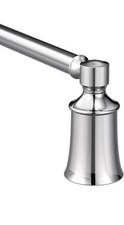 Moen YB2124CH Dartmoor 24-Inch Single Bathroom Towel Bar, Chrome