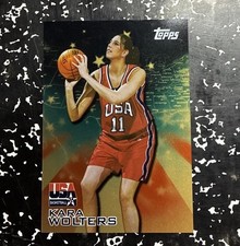 2000 Topps Team USA - Kara Wolters #23 Gold! SP! NM! Basketball!