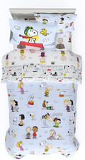 Peanuts Charlie Brown Snoopy Twin Comforter Sheet Set - Super Soft 5 Piece