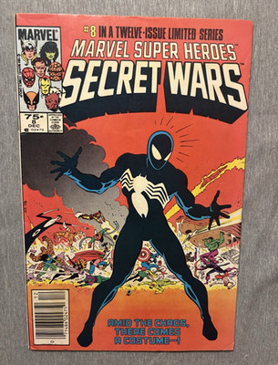 Marvel Comics  Secret Wars #8 (1984) Zeck Shooter Spider-Man Newsstand*