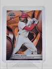 JAMES WOOD 2025 TOPPS CHROME BLACK ROOKIE ORANGE WAVE RC /25 Q4060