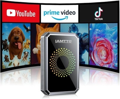 LAMTTO Wireless CarPlay AI box Android Auto Adapter Converter Netflix,YouTube US