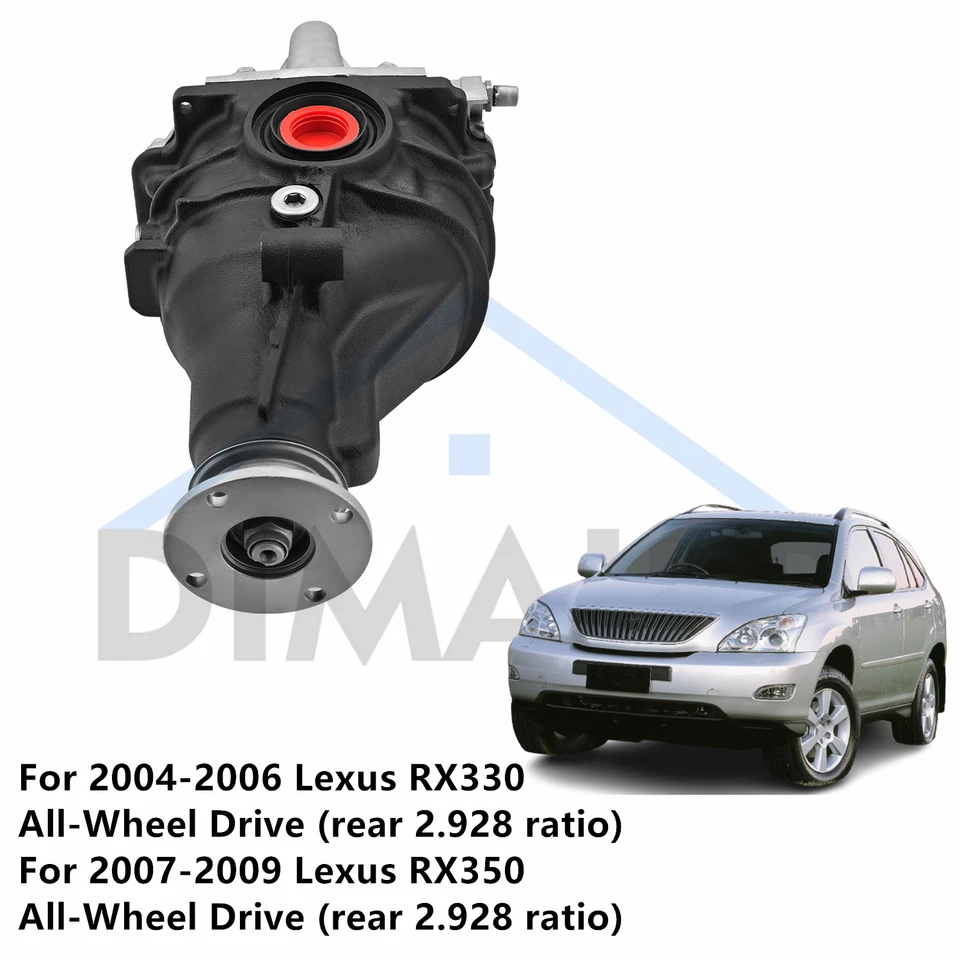 Portador diferencial eje trasero relación 2.928 AWD para Lexus RX330 RX350 2004-2009 Foto 2 de 4