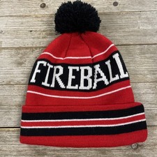 Fireball Knit Beanie Winter Hat With Pom Pom ...