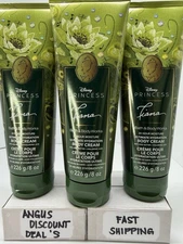 Bath & Body Works DISNEY PRINCESS TIANA hydrating Body Cream  8 OZ, 3 Pack