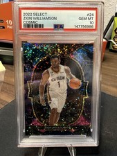 2022-23 Panini Select - Concourse Zion Williamson #24 Cosmic Prizm