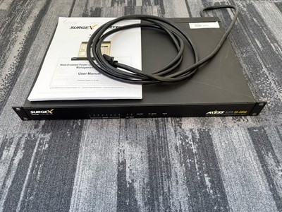 SurgeX Axess Elite SX-AX15E Web Enabled Power Conditioning Management 1U Rack 