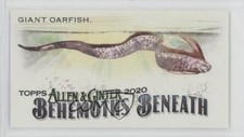 2020 Topps Allen & Ginter's Behemoths Beneath Minis Giant Oarfish #MGB-10 1c7