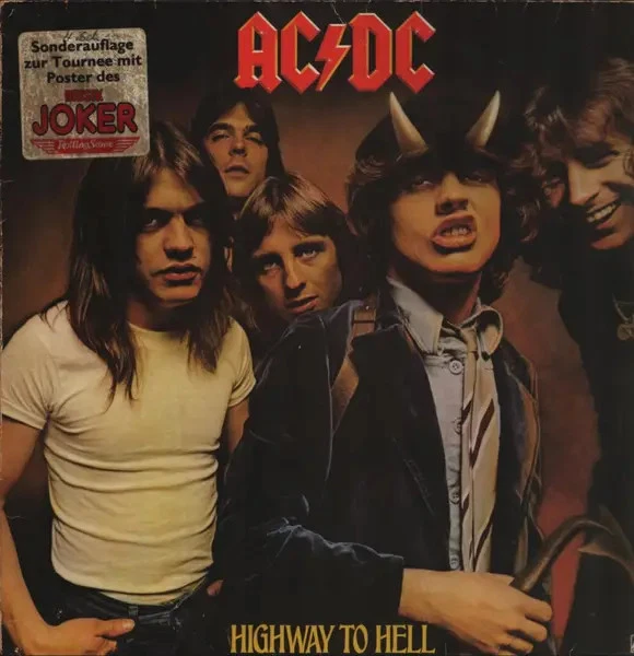 AC/DC Highway To Hell Vinilo LP Atlantic 1979 33 U/min 12 Pulg EX