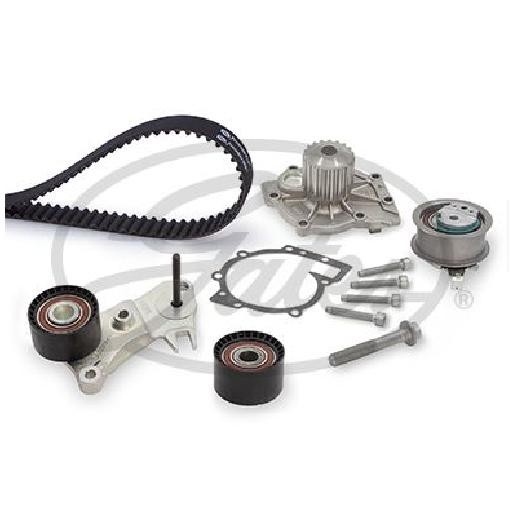 Wasserpumpe + Zahnriemensatz FüR Volvo XC90 256 2.0 14 Bis 21 Gates Neu D4204T23-image