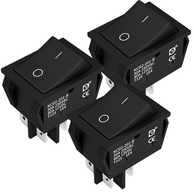 DPST KCD4 Rocker Switch 40A 12V DC 4 Pin 2 Position Switch on off Toggle Switch 