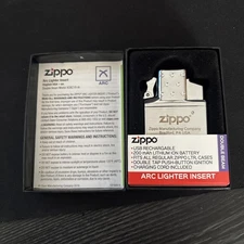 Zippo Arc Rechargeable Lighter Insert, 65828 (includes charging cable)