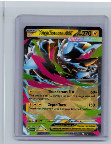 2026 Pitch Black Mega Zeraora EX #27/84