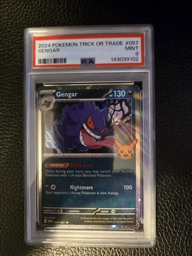 2024 Pokemon Trick Or Trade Gengar Psa 9