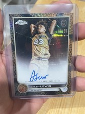 2022-23 Topps Chrome OTE Overtime Elite Jalen Lewis #2 Orange Refractor /25 (RC)