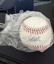 Jett Williams Signed Auto Baseball Mets