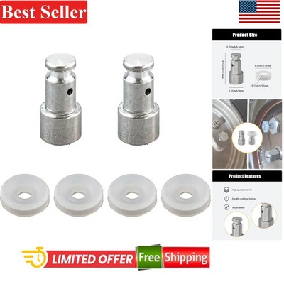 Set of 2 Float Valves & 4 Silicone Washers for Pressure Cookers - Safe & Durable