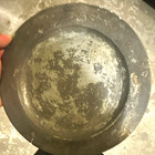 Vintage Silver Metal Bowl with Patina, Decorative Metal Serving Bowl — photo 1