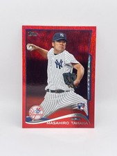 2014 Topps Red Hot Foil Masahiro Tanaka #661 New York Yankees RC Rookie Card