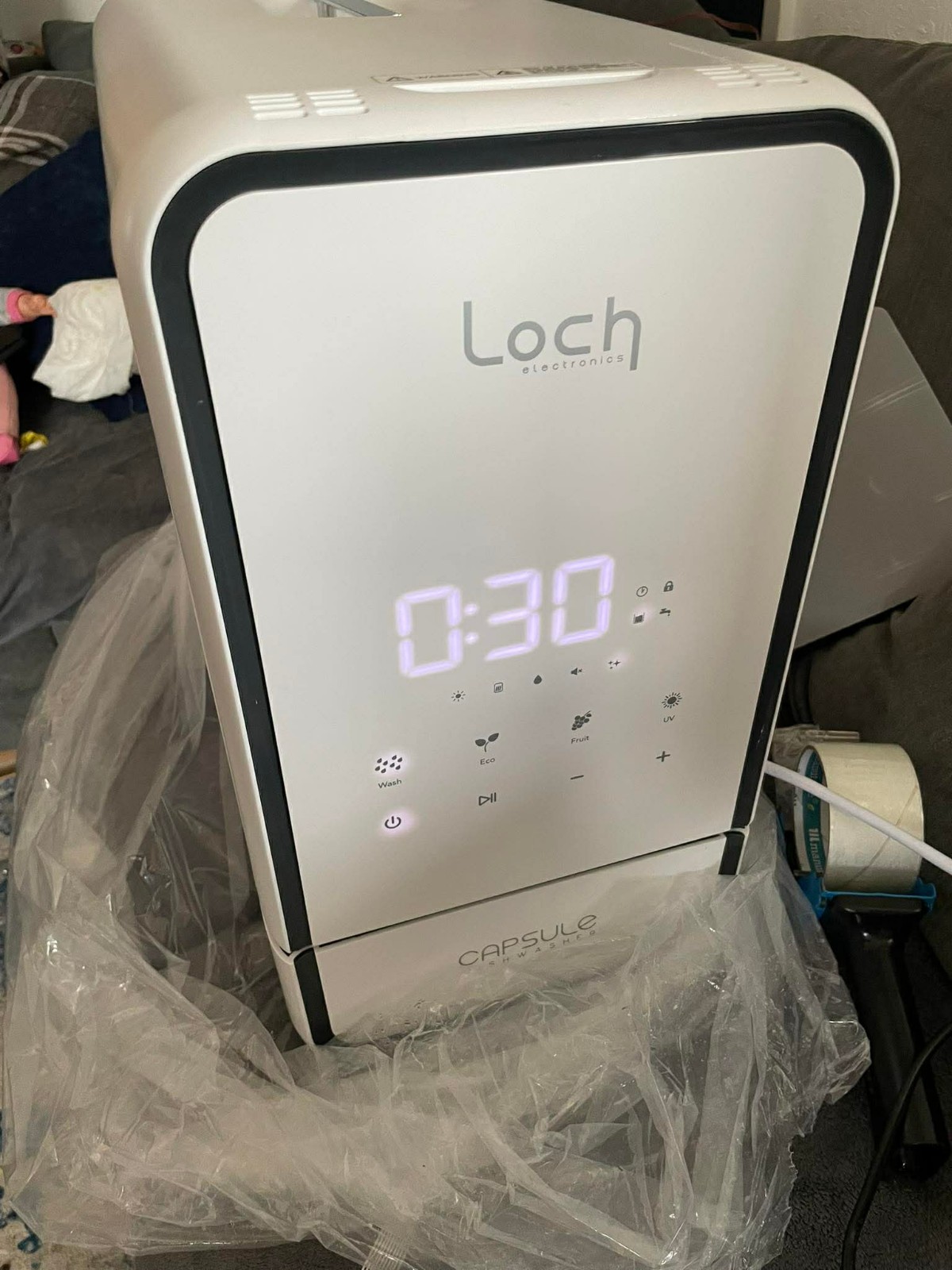 Table Top Dishwasher Capsule Compact Dishwasher 10 Programmes UV Sanitation