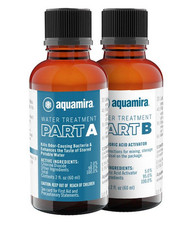 Aquamira Water Treatment Drops 2 oz Glass Bottles Treats Up to 60 Gallons 67204