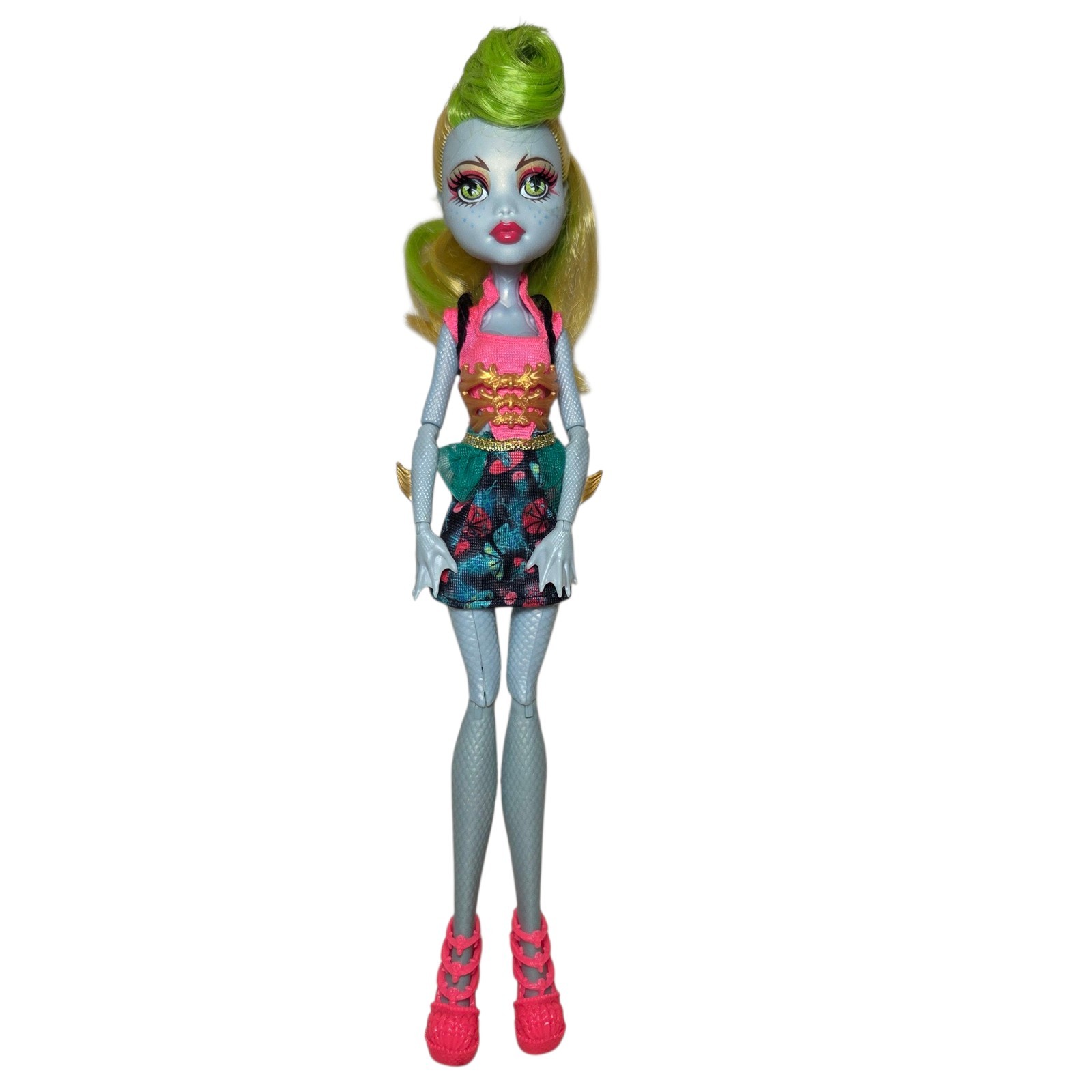 Monster High Freaky Fusion Lagoonafire Doll Lagoona Blue X Jinafire Mattel 2013