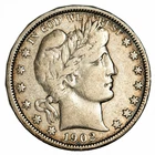 1902O Barber Half Dollar 50C Raw