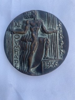 Olympia Medaille von 1936 in Bronze Berlin