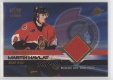 2004-05 Pacific Authentic Game-Worn Jerseys Gold 41/50 Martin Havlat #25 4ry