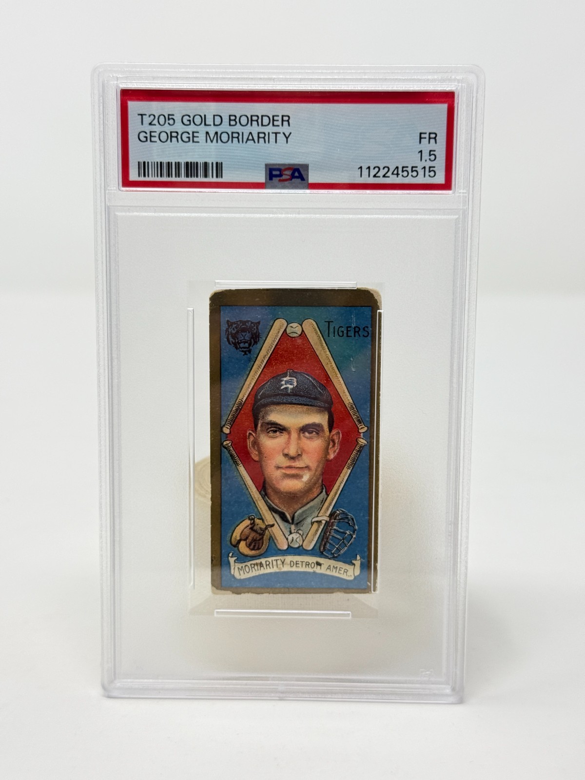 PSA 1.5  1911 T205 GOLD BORDER GEORGE MORIARITY