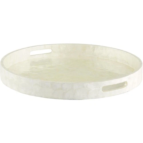 Cyan Design 11687 Triton Pearl Tray, Large - Picture 1 of 6