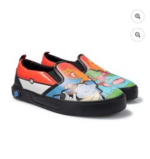 Pokemon Little Big Boys Low Top Slip On - Size 4 Kids Shoe- Brand New