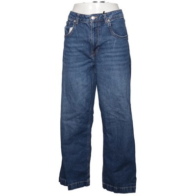 C&A, Jeans, Größe: 42, WIDE LEG, Blau, Baumwolle/Elasthan, Einfarbig, Denim #CfX