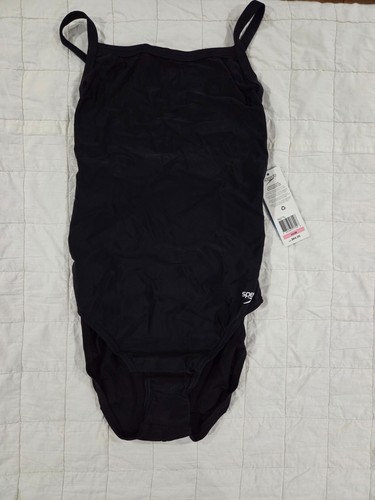 Damen Flyback 1-teilig Erwachsene Speedo Badeanzug dünne Träger - Bild 1 von 5