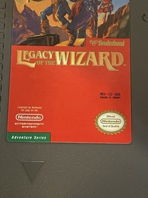 Legacy of the Wizard CIB NES 1989 Dragon Slayer IV: Drasle Family RPG
