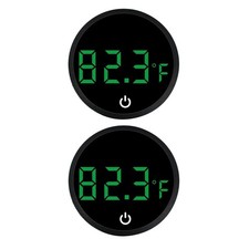 2pcs Aquarium Temperature Monitor Digital LCD Fish Tank Thermometer Wireless