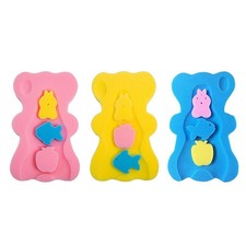 Soft Infant Bath Sponge Skid Proof Mat Newborn Odor