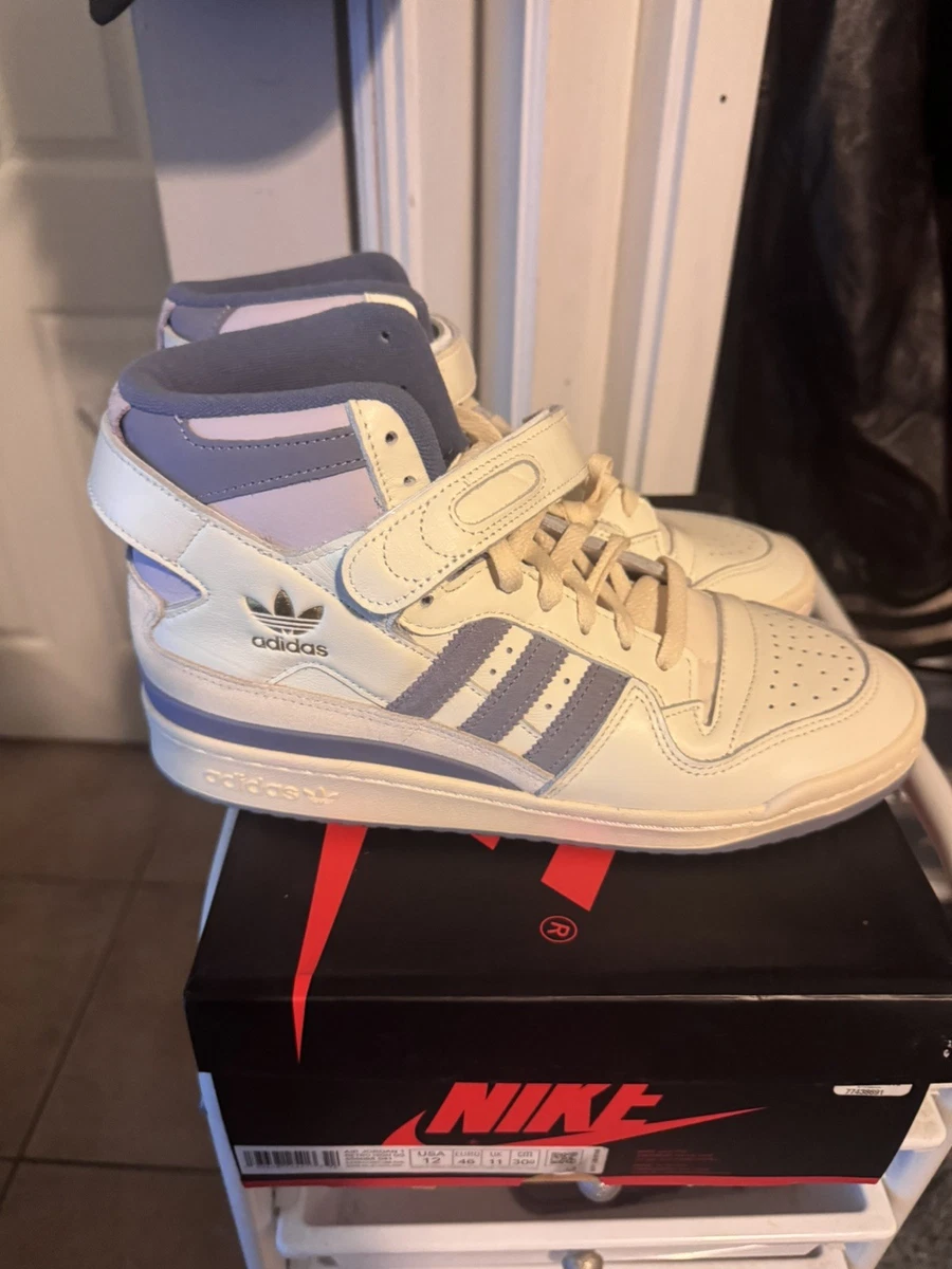 Adidas Forum 84 Hi Mid White Purple Lilac Sneakers US 11 Men\'s UK 10.5 BRAND NEW adidas Forum 84 Mid White | eBay main image 4
