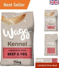 Nutritious Beef & Vegetable Dry Dog Food 15kg - Healthy Skin & Eco-Friendly 2.15 per kilo