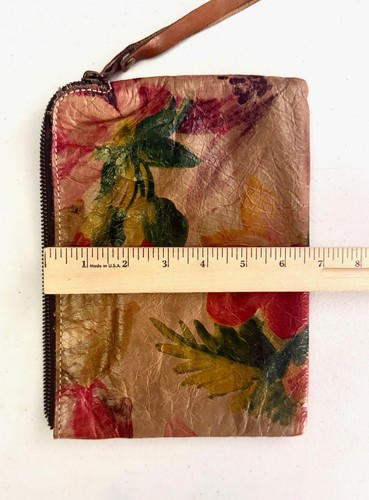 Patricia Nash Floral Cassini Cuero Italiano Muñequera Cartera Boho Cottagecore - Imagen 7 de 7
