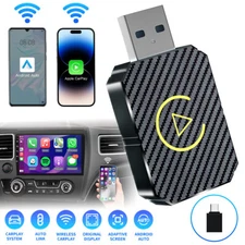 USB Wireless CarPlay Adapter For Android Plug & Play Low Latency Converts