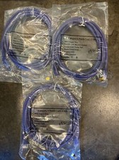 LOT OF 3 CATEGORY 6 PATCH CORD UTP , STRANDED 568B, 7FT PURPLE