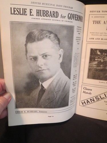 1922 Denver Municipal Band Program #2797 - Picture 7 of 10