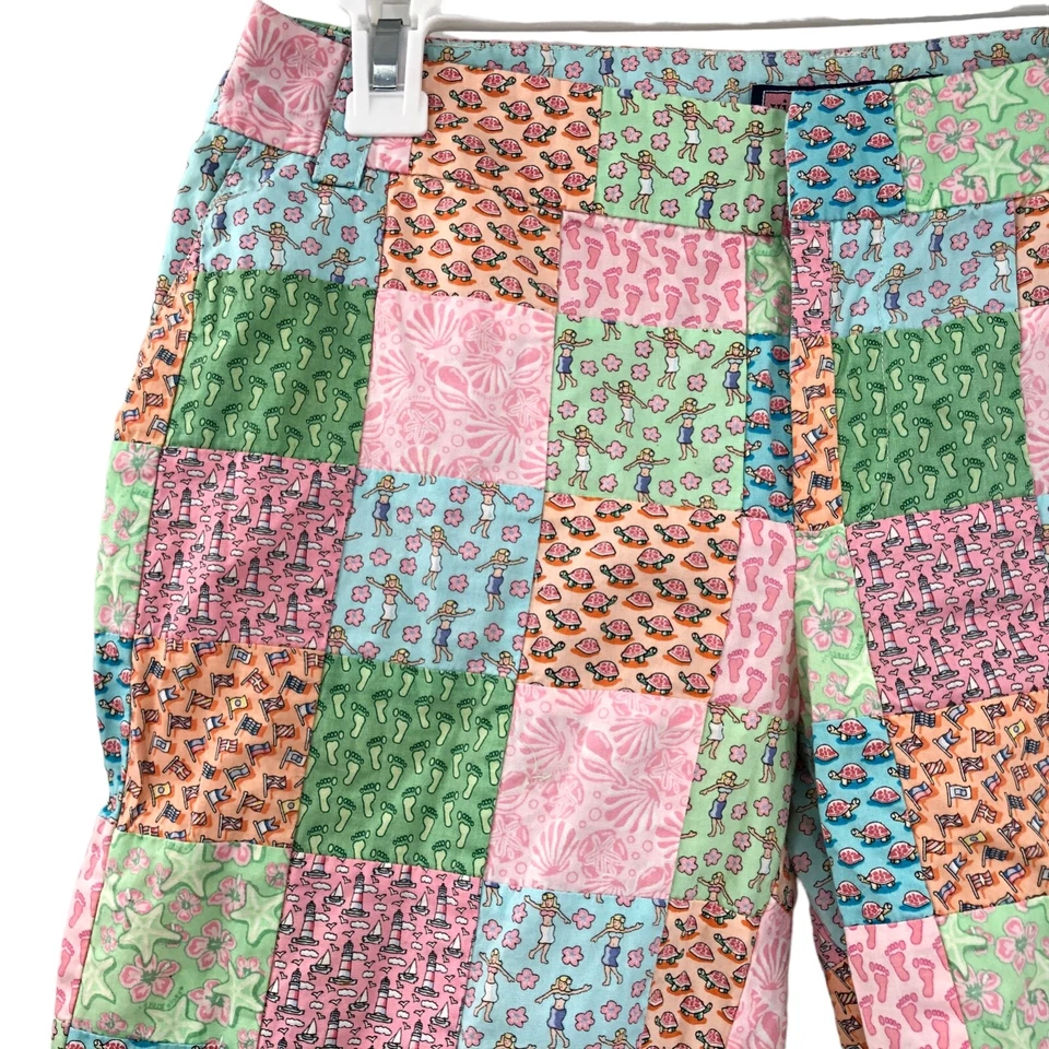 Chino corto Vineyard Vines by Shep Ian Patchwork Hula Turtles Patchwork talla 4 Foto 4 de 4