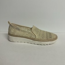 Skechers Womens Flexadrille Hi Slip On Natural Size 9 M