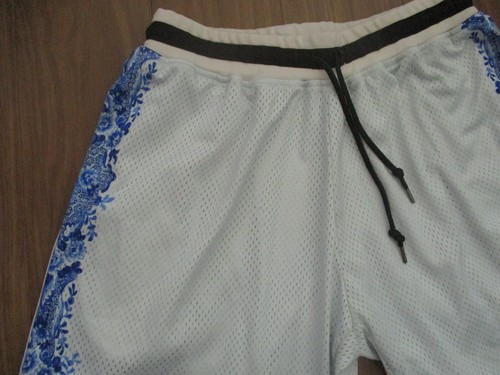 John Elliott Game Shorts Herren Größe 3 Large weiß blau Athletik Basketball Mesh L - Bild 3 von 17
