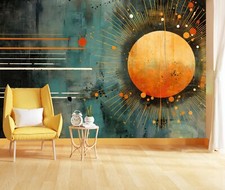 Burst of Abstract textures Home Wallpaper Mural Removeable Washable Peel & Stick