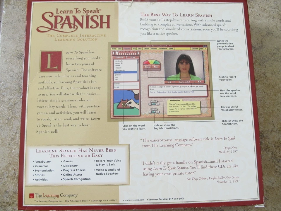The Learning Company Learn to Speak Spanish 7.0 - Image 3 of 3
